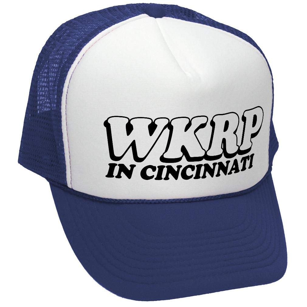 WKRP Cincinnati — Navy Trucker Hat — front