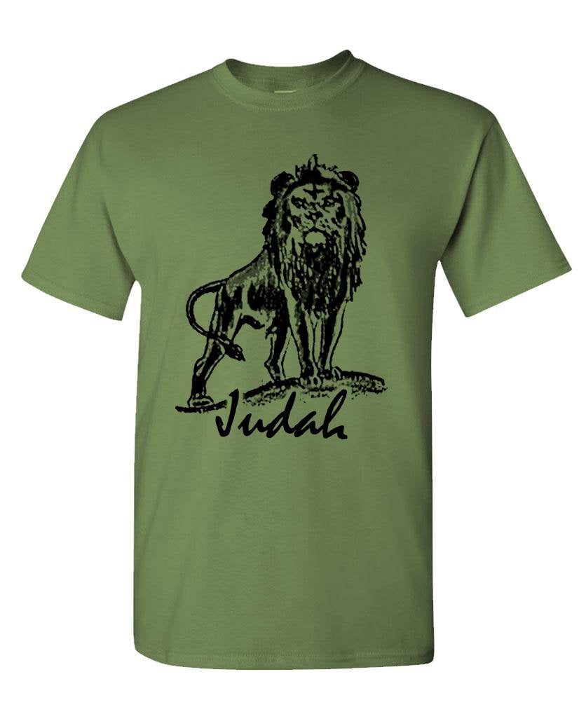Lion of Judah — Army T-Shirt — front