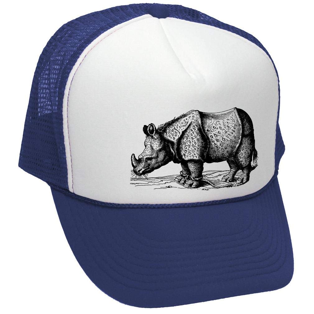 Rhino — Navy Trucker Hat — front