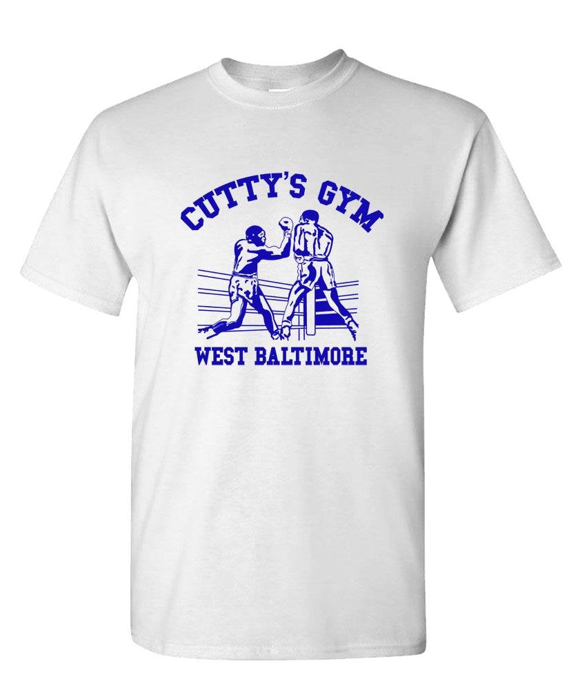Cutty's Gym West Baltimore — White T-Shirt — front