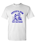 Cutty's Gym West Baltimore — White T-Shirt — front