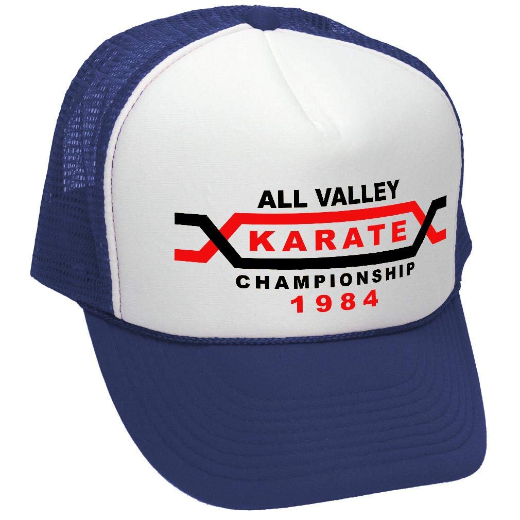All Valley Karate Championship — Navy Trucker Hat — front