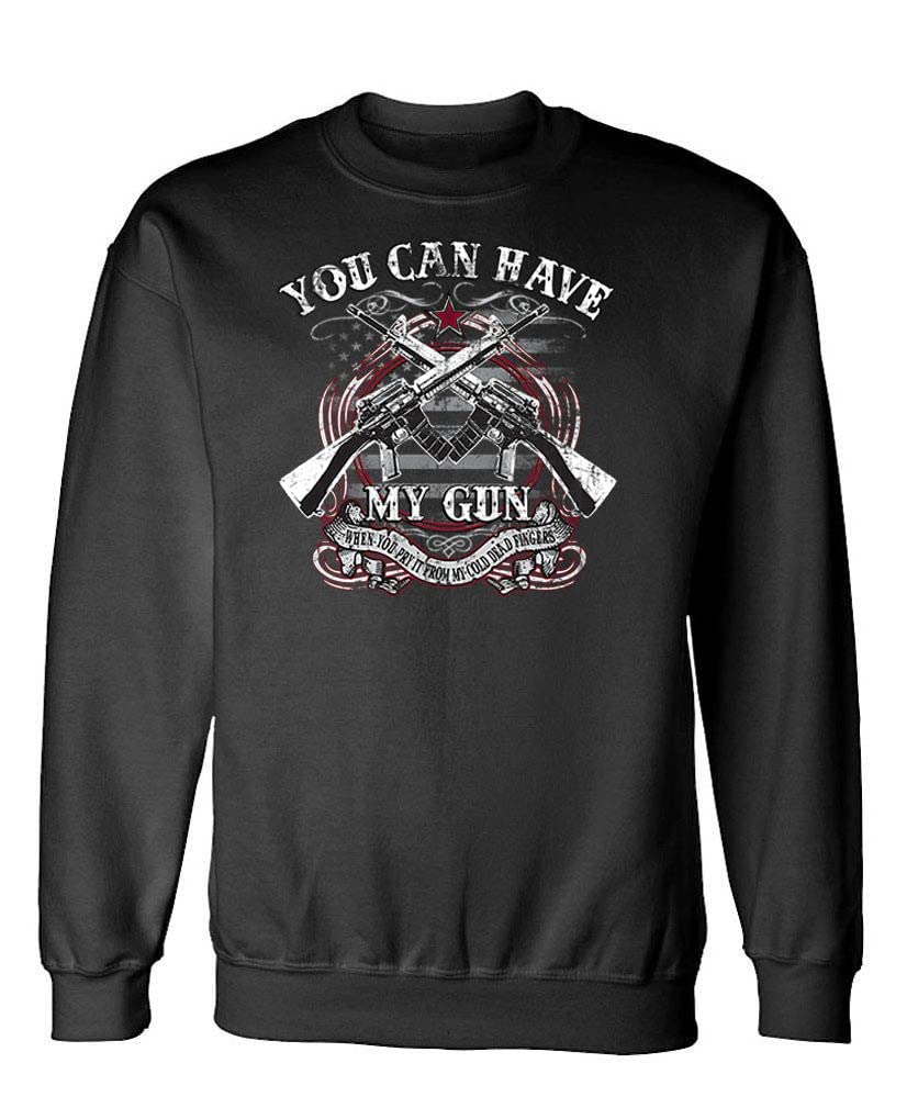 Cold Dead Fingers — Black Sweatshirt — front