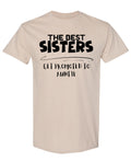 Best Sisters Get Promoted to Auntie — Sand T-Shirt — front