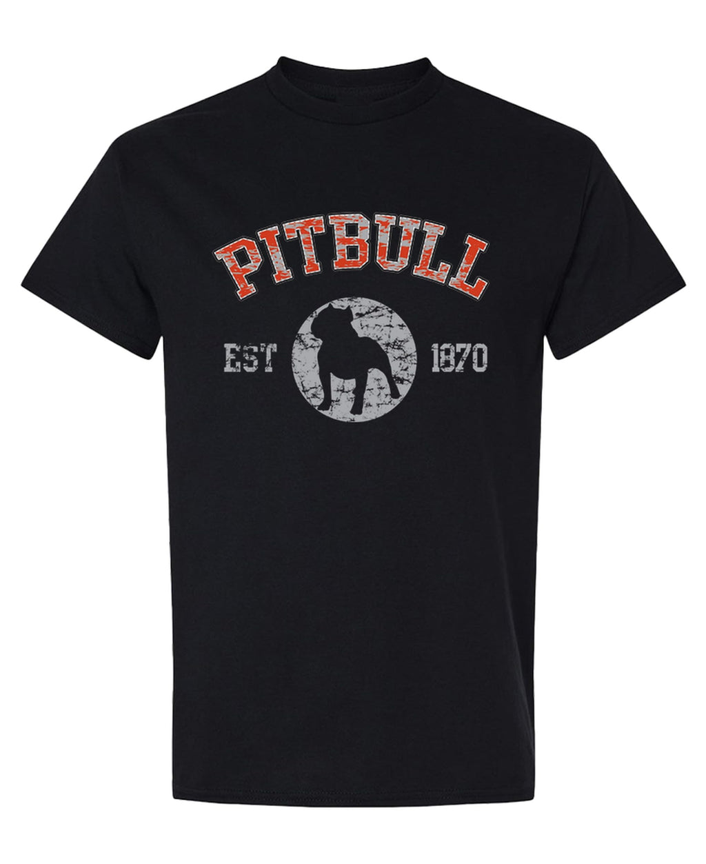 Pitbull Established 1870 — Black T-Shirt — front