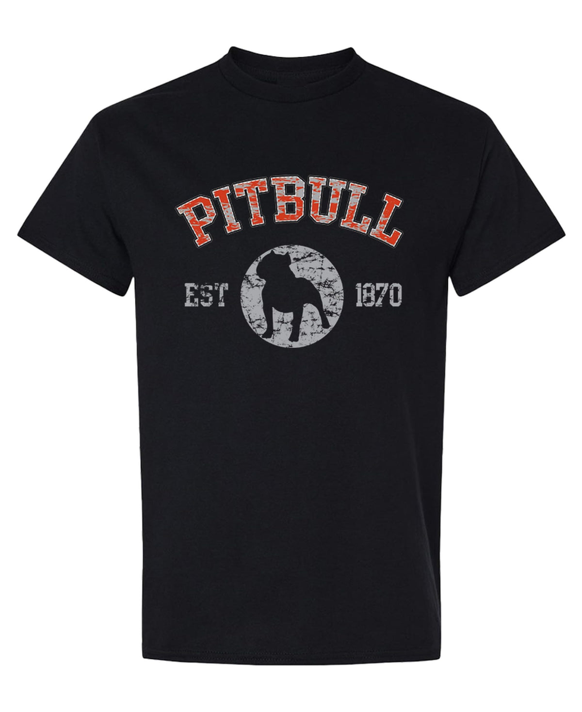 Pitbull Established 1870 — Black T-Shirt — front