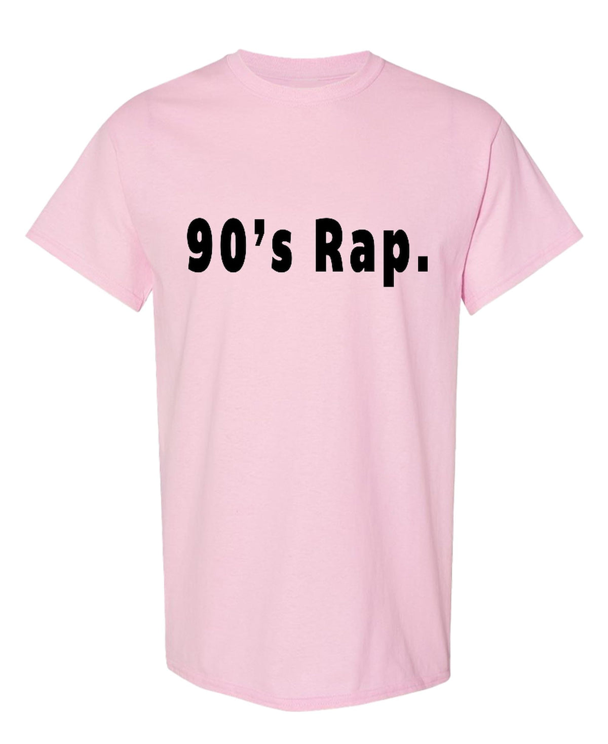 90s Rap — Light Pink T-Shirt — front