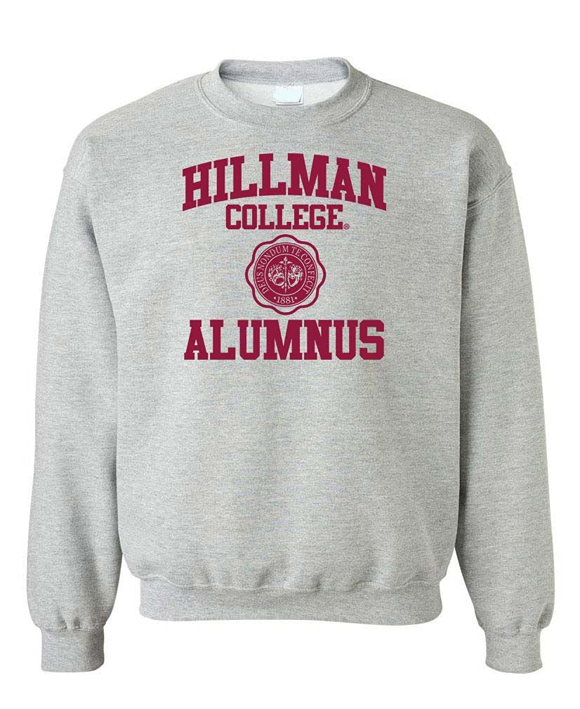Hillman College Alumnus — Sport Gray Sweatshirt — front