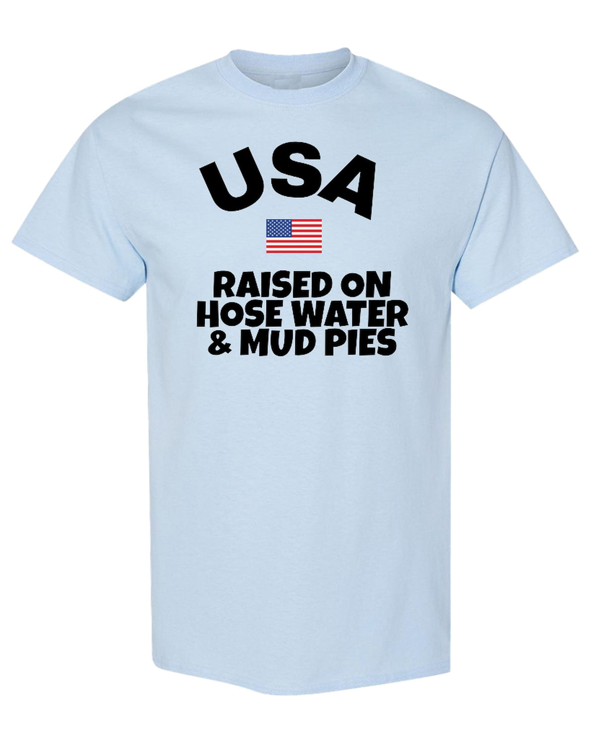 4th of July — Light Blue T-Shirt — front