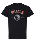 Beagle Established 1830 — Black T-Shirt — front