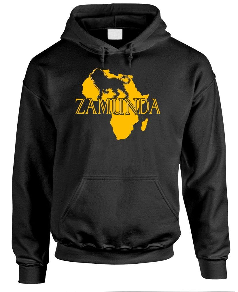 Zamunda Map — Black Hoodie — front