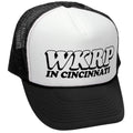 WKRP Cincinnati — Black Trucker Hat — front