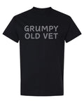 Grumpy Old Vet — Black T-Shirt — front
