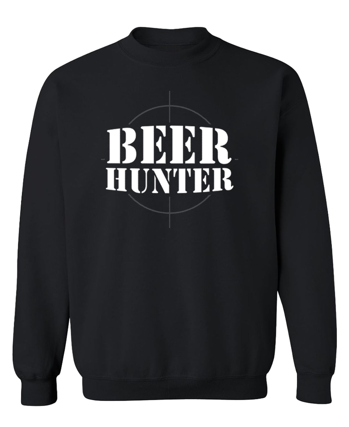 Beer Hunter — Black Sweatshirt — front