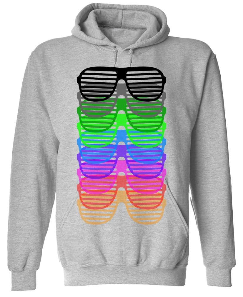 Rainbow Shutter Shades — Sport Gray Hoodie — front