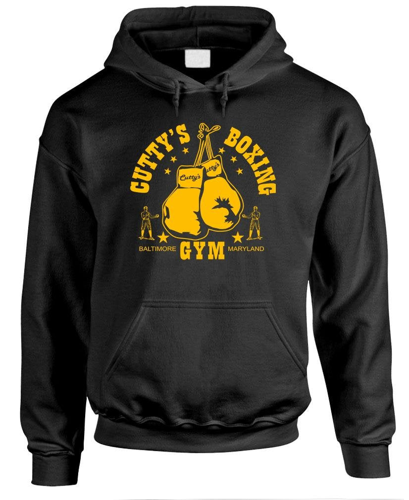 Cutty's Boxing Gym — Black Hoodie — front