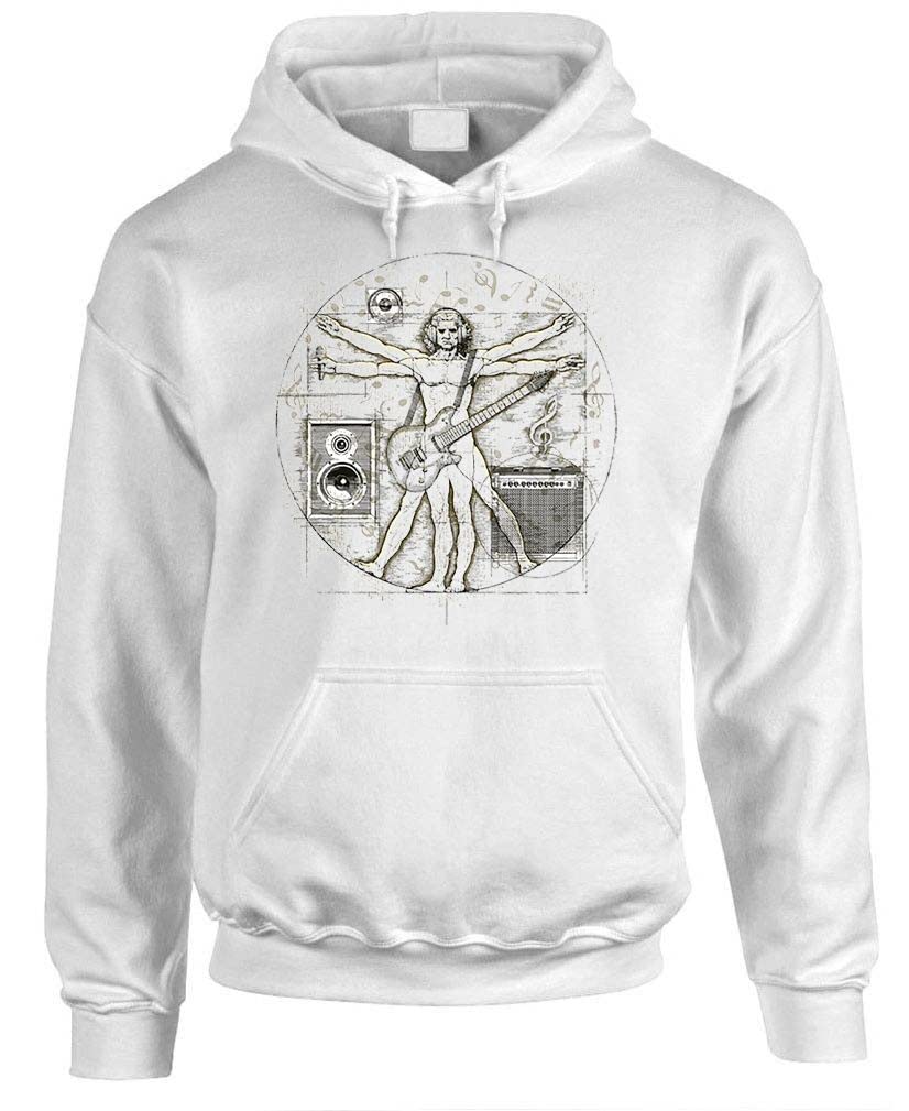 Vitruvian Music — White Hoodie — front