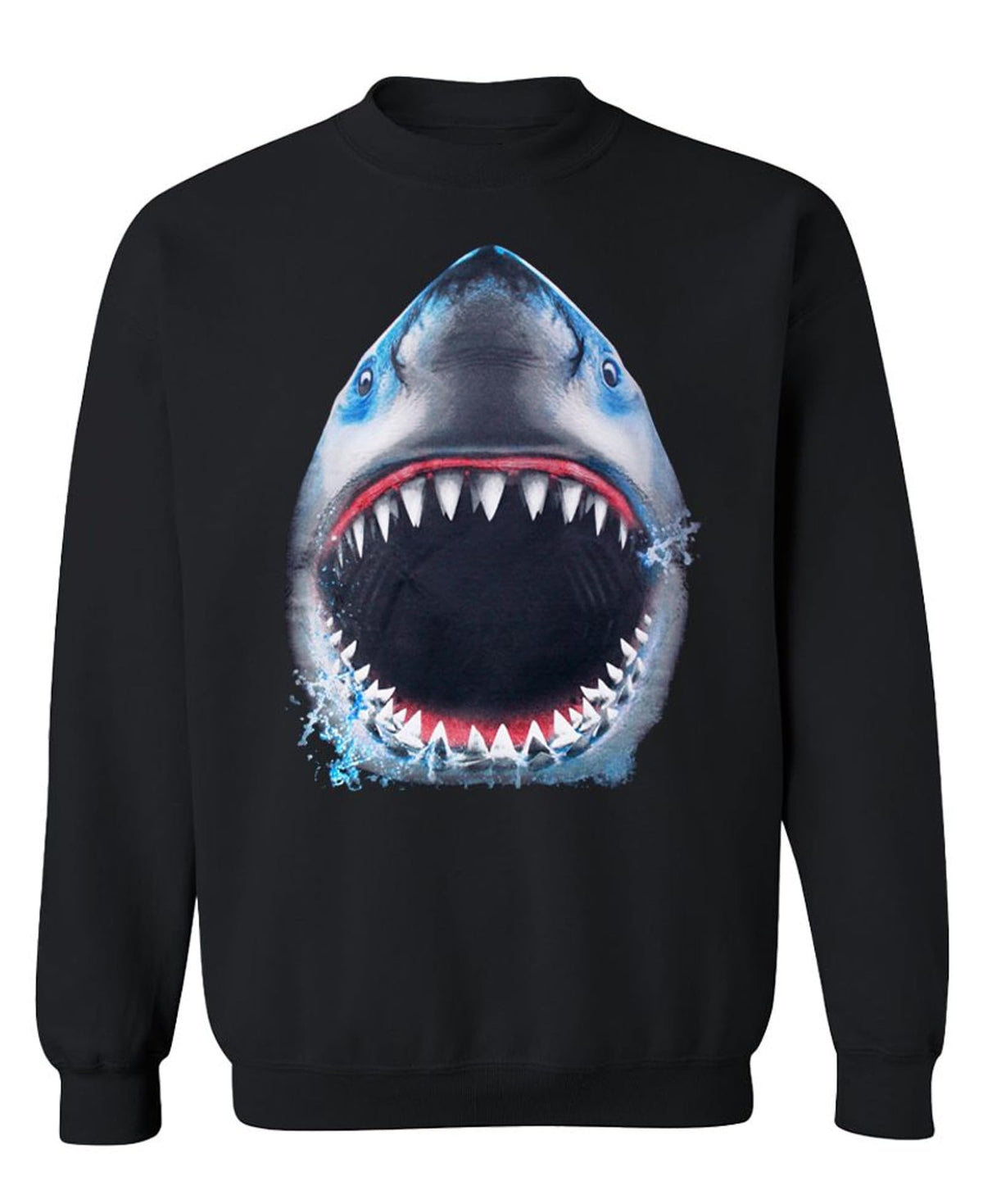 Great White Shark — Black Sweatshirt — front