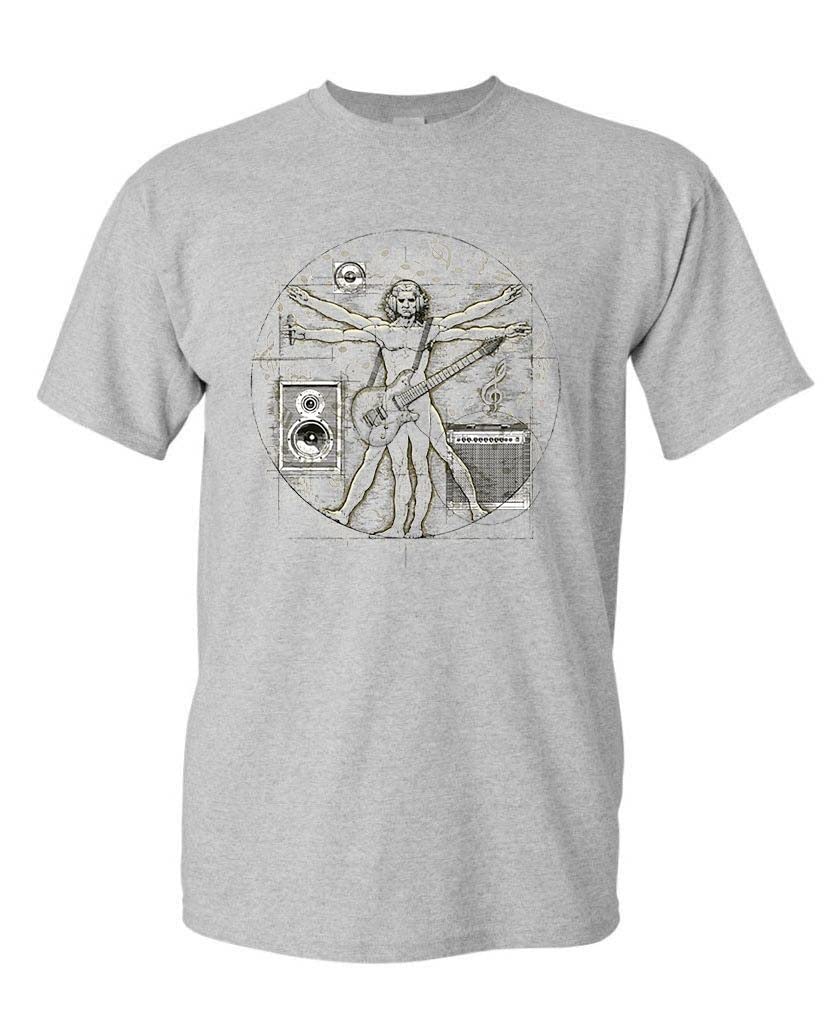 Vitruvian Music — Ash T-Shirt — front