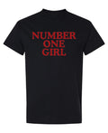 Number One Girl — Black T-Shirt — front