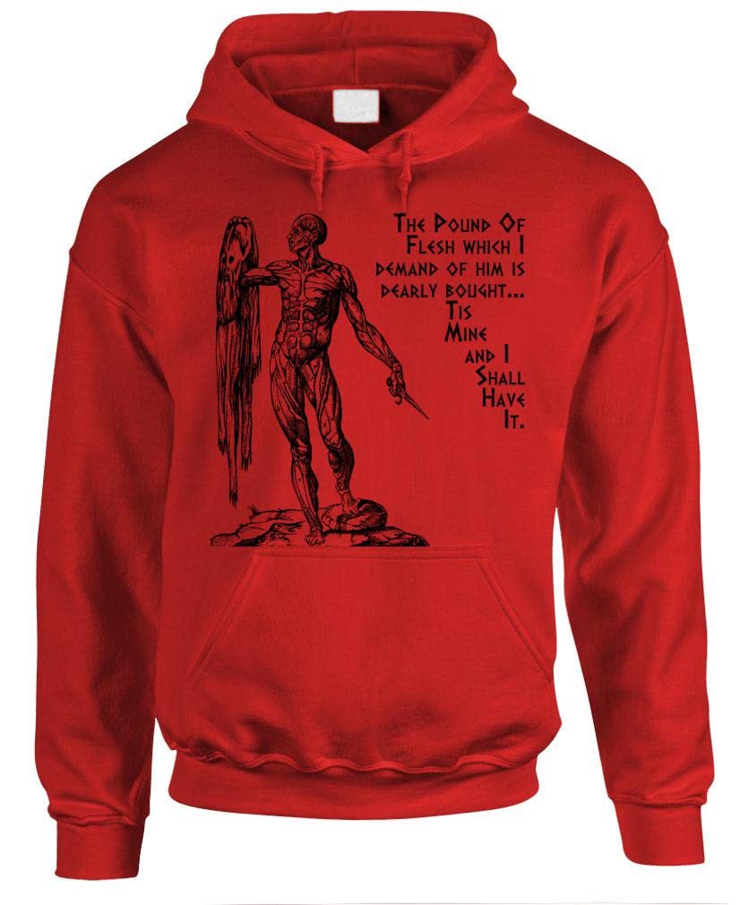 Pound of Flesh — Red Hoodie — front