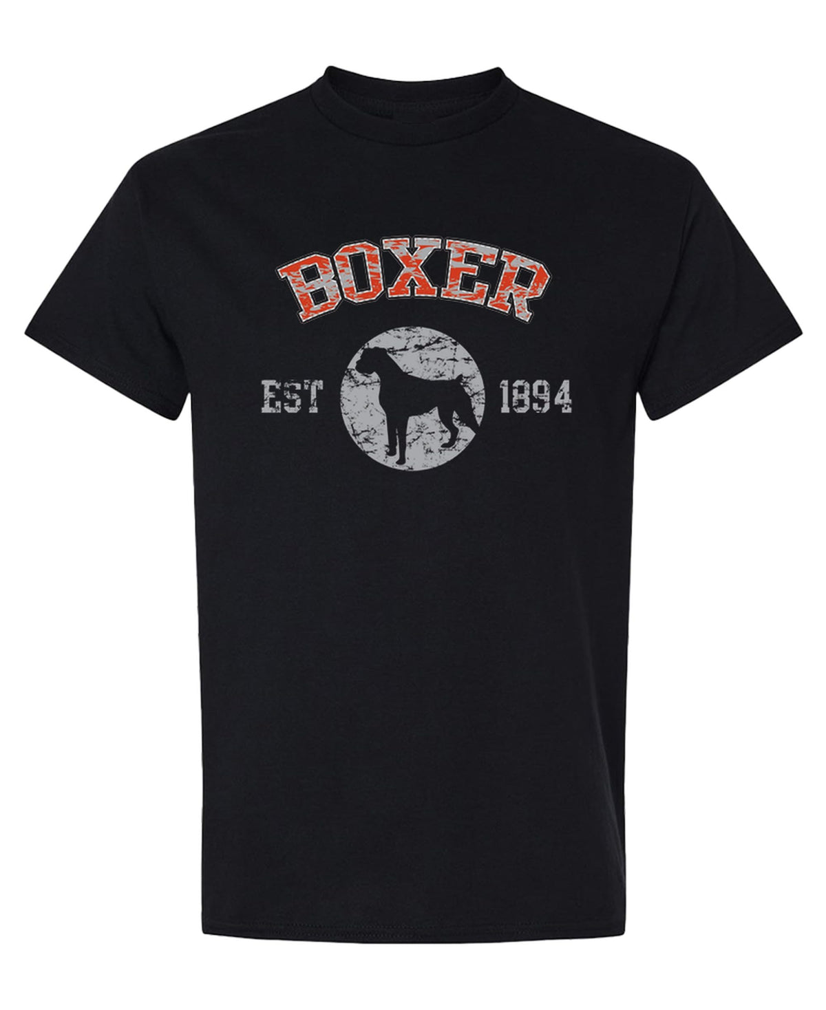 Boxer Established 1894 — Black T-Shirt — front