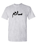 Salaam Peace — Ash T-Shirt — front
