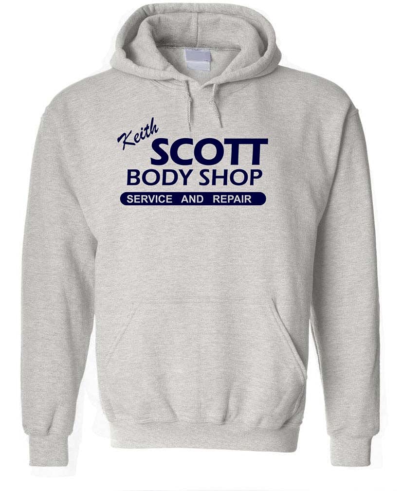 Keith Scott Body Shop — Sport Gray Hoodie — front