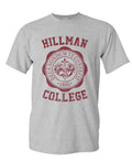 Hillman College Crest — Sport Gray T-Shirt — front