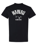 Hawaii The Aloha State Est 1959 — Black T-Shirt — front