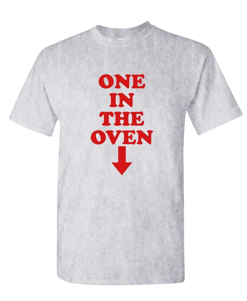 One in the Oven Arrow — Sport Gray T-Shirt — front
