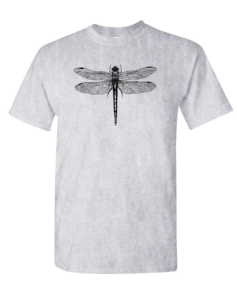 Dragonfly Illustration — Sport Gray T-Shirt — front