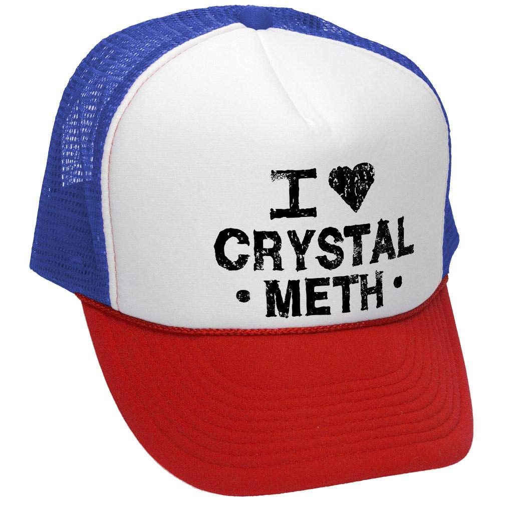 I Heart Crystal Meth — RWB Trucker Hat — front