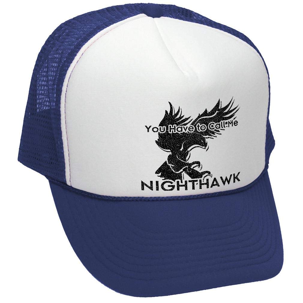 Nighthawk — Navy Trucker Hat — front
