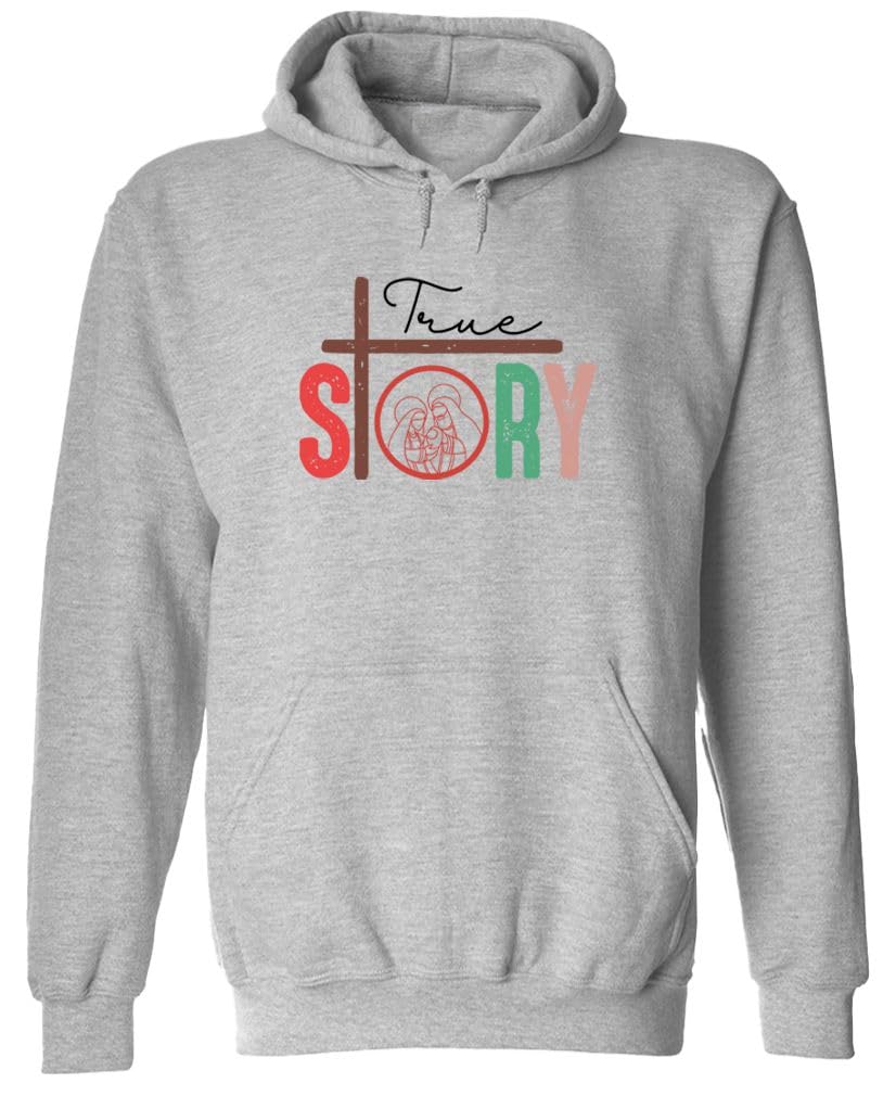Christmas True Story — Sport Gray Hoodie — front