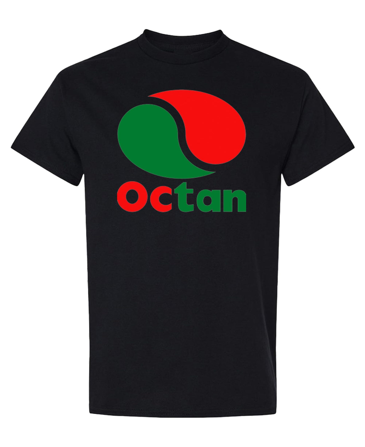 Octan — Black T-Shirt — front