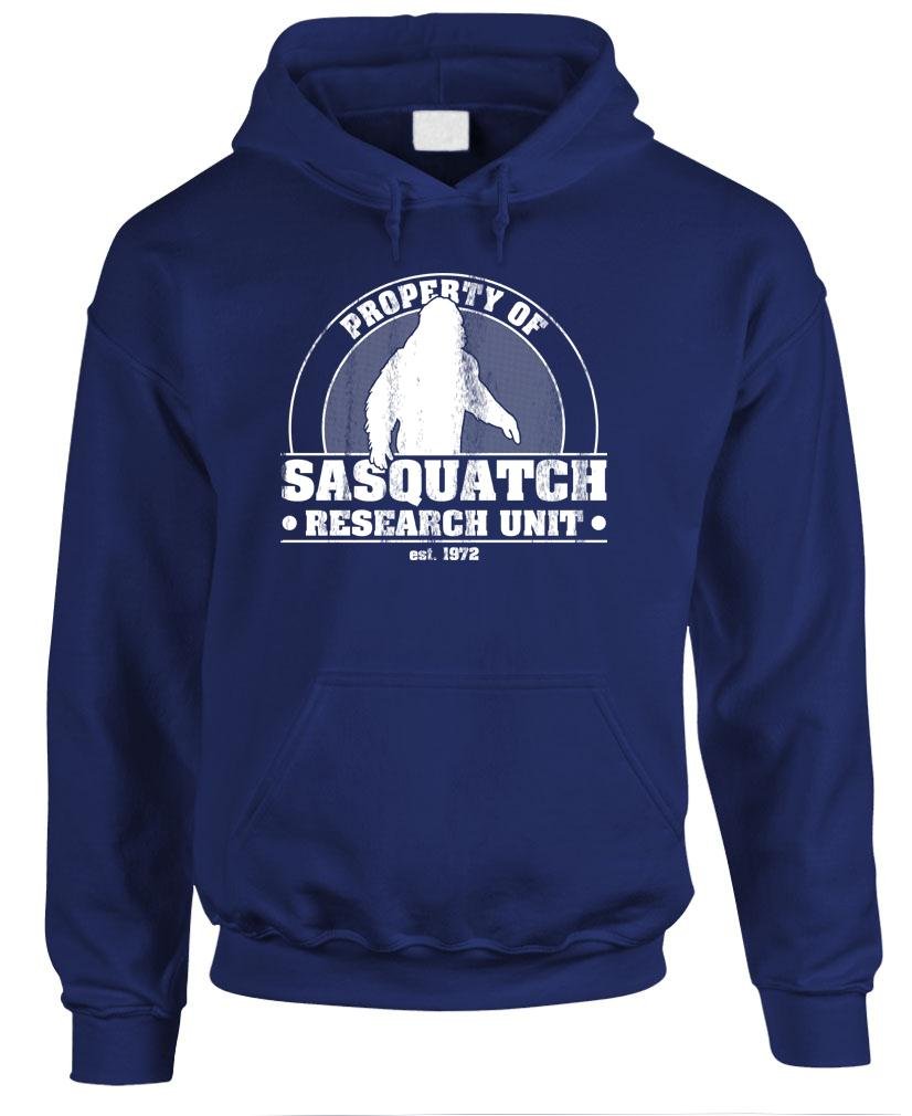 Sasquatch Research Unit — Navy Hoodie — front