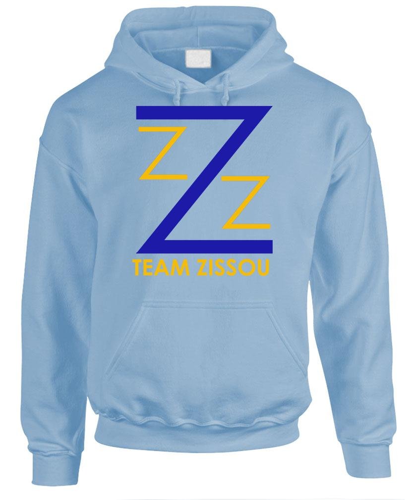 Team Zissou — Light Blue Hoodie — front