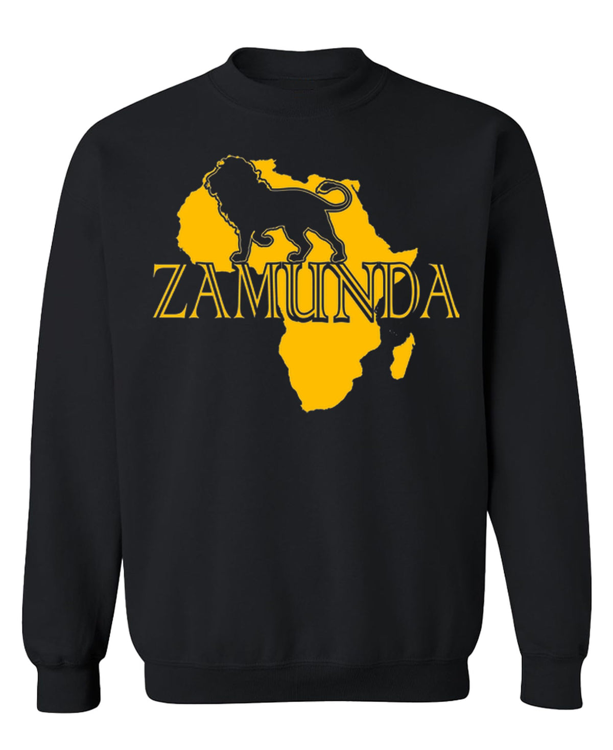 Zamunda Map — Black Sweatshirt — front