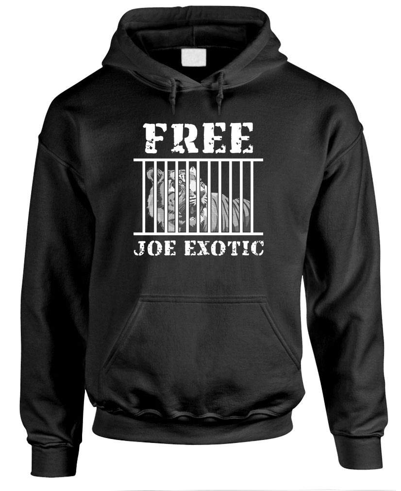 Free Joe Exotic — Black Hoodie — front
