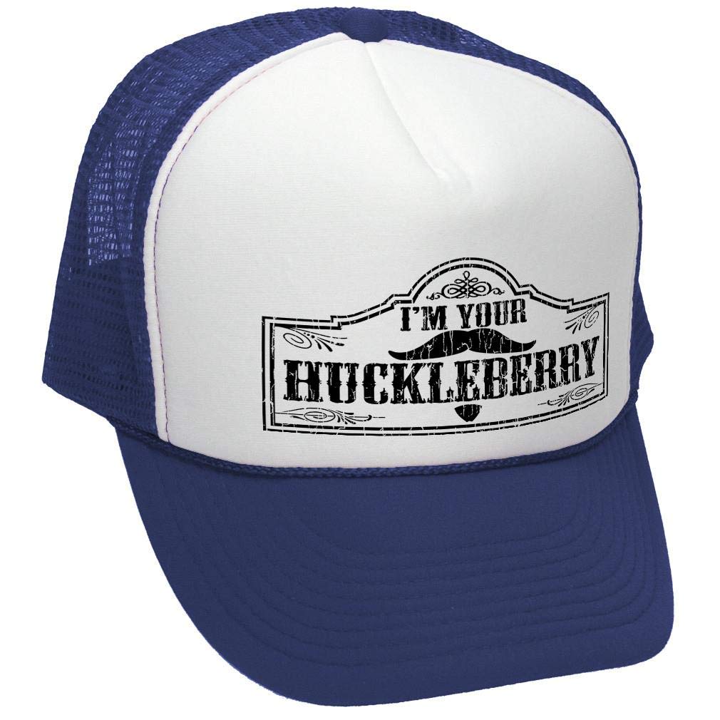 I'm Your Huckleberry — Navy Trucker Hat — front
