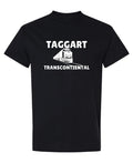 Atlas Shrugged Taggart Transcontinental — Black T-Shirt — front