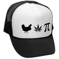 Chicken Pot Pi — Black Trucker Hat — front