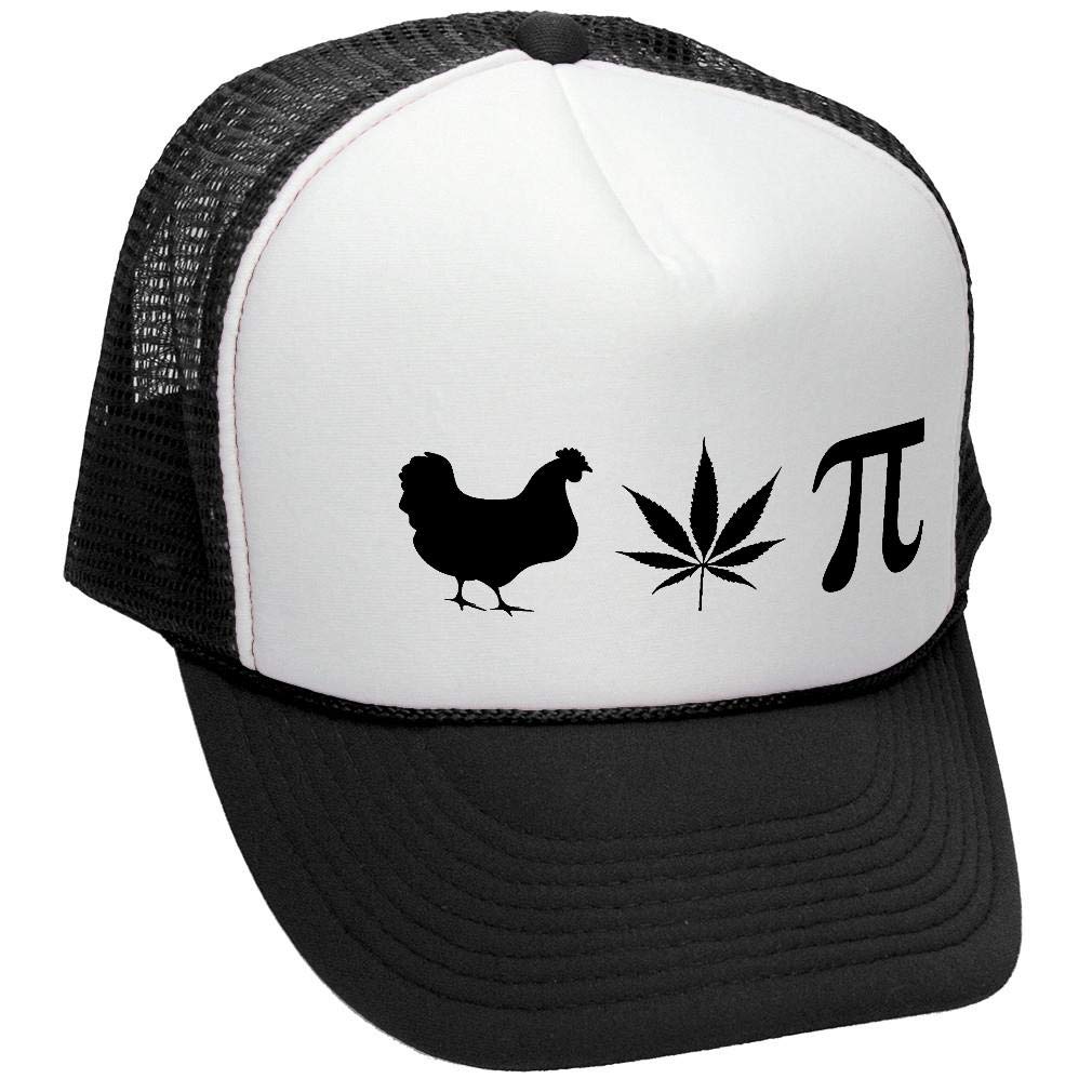 Chicken Pot Pi — Black Trucker Hat — front