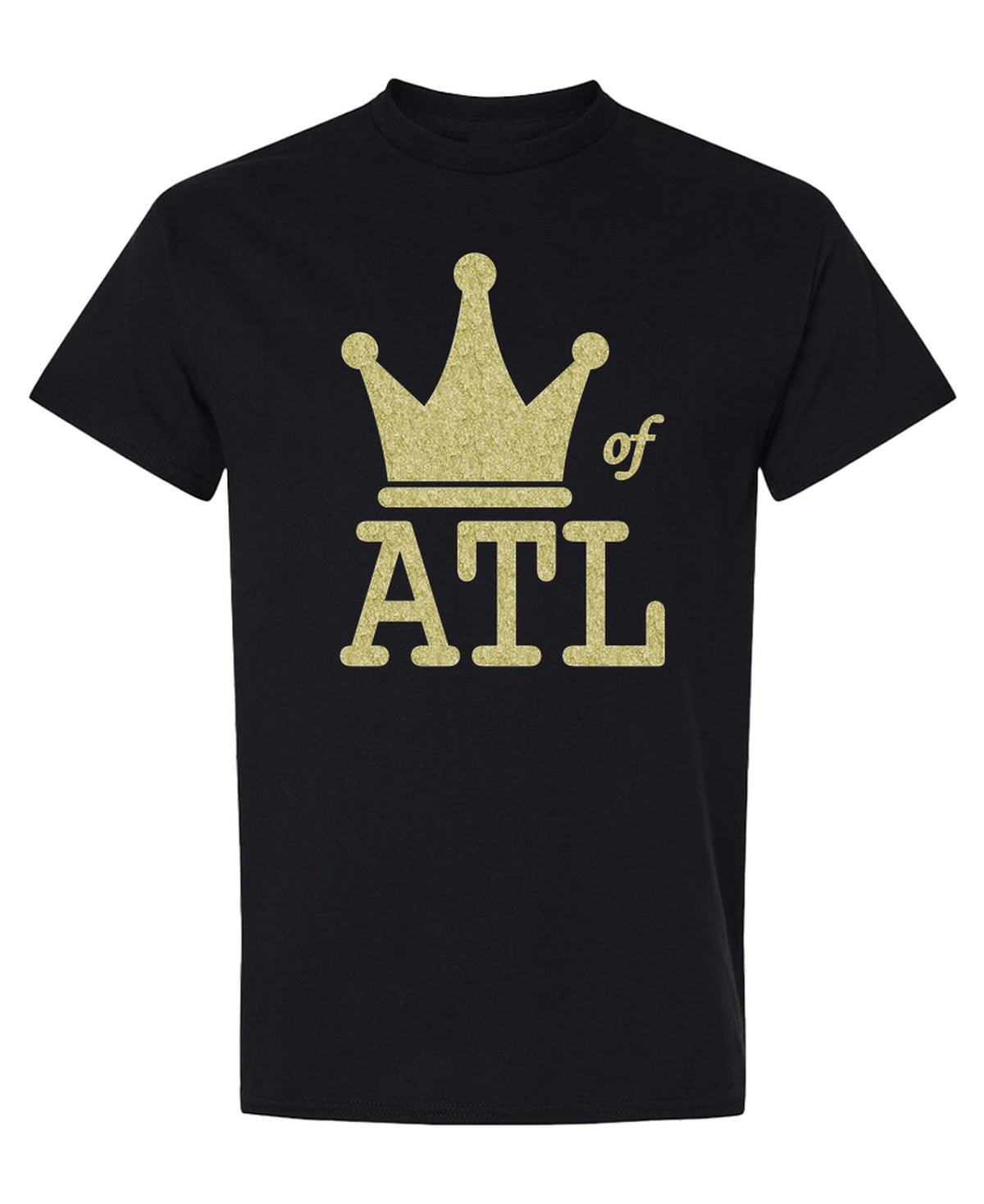 King of ATL — Black T-Shirt — front