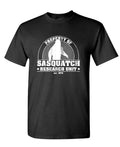 Sasquatch Research Unit — Black T-Shirt — front