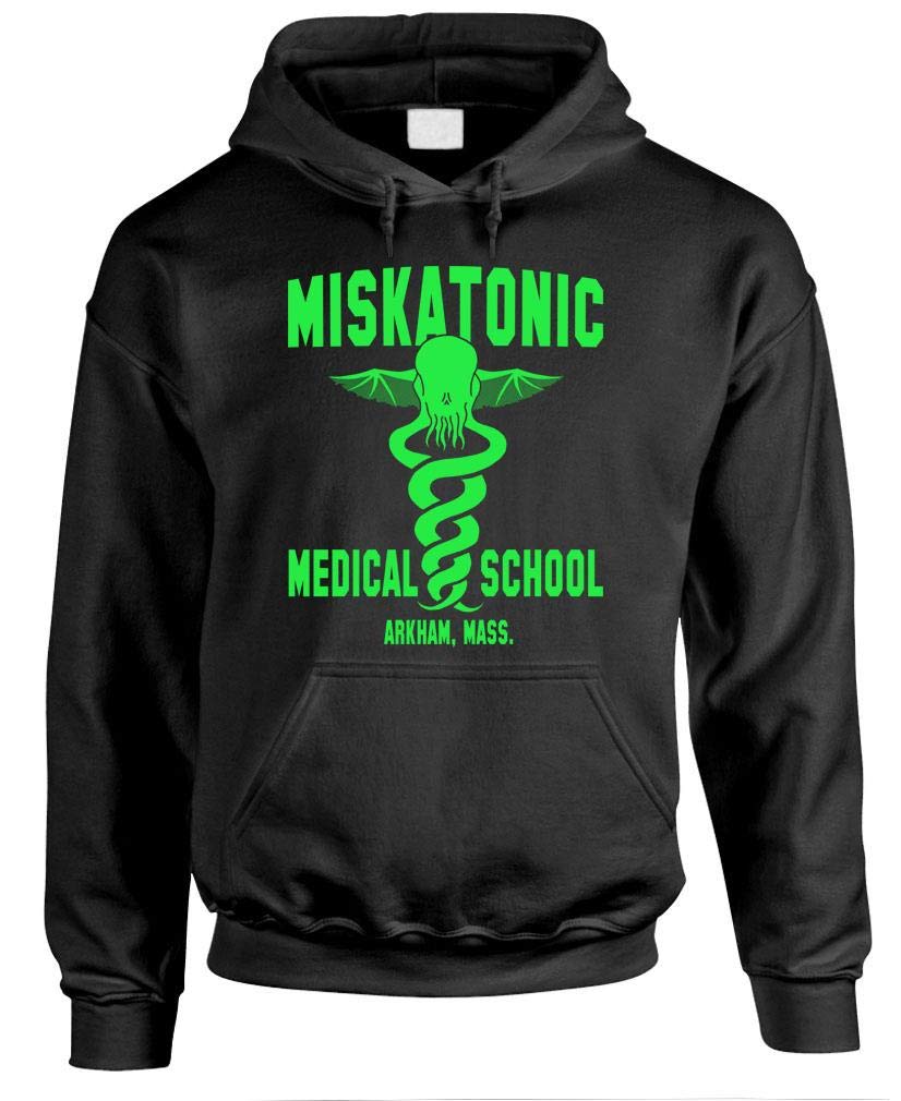 Miskatonic Medical School — Black Hoodie — front