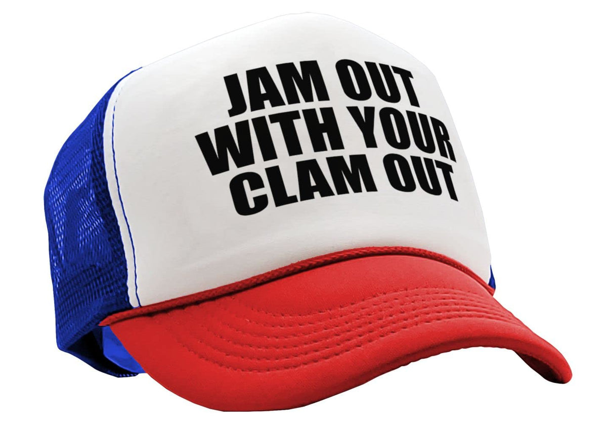 Jam Out with Your Clam Out — RWB Trucker Hat — front