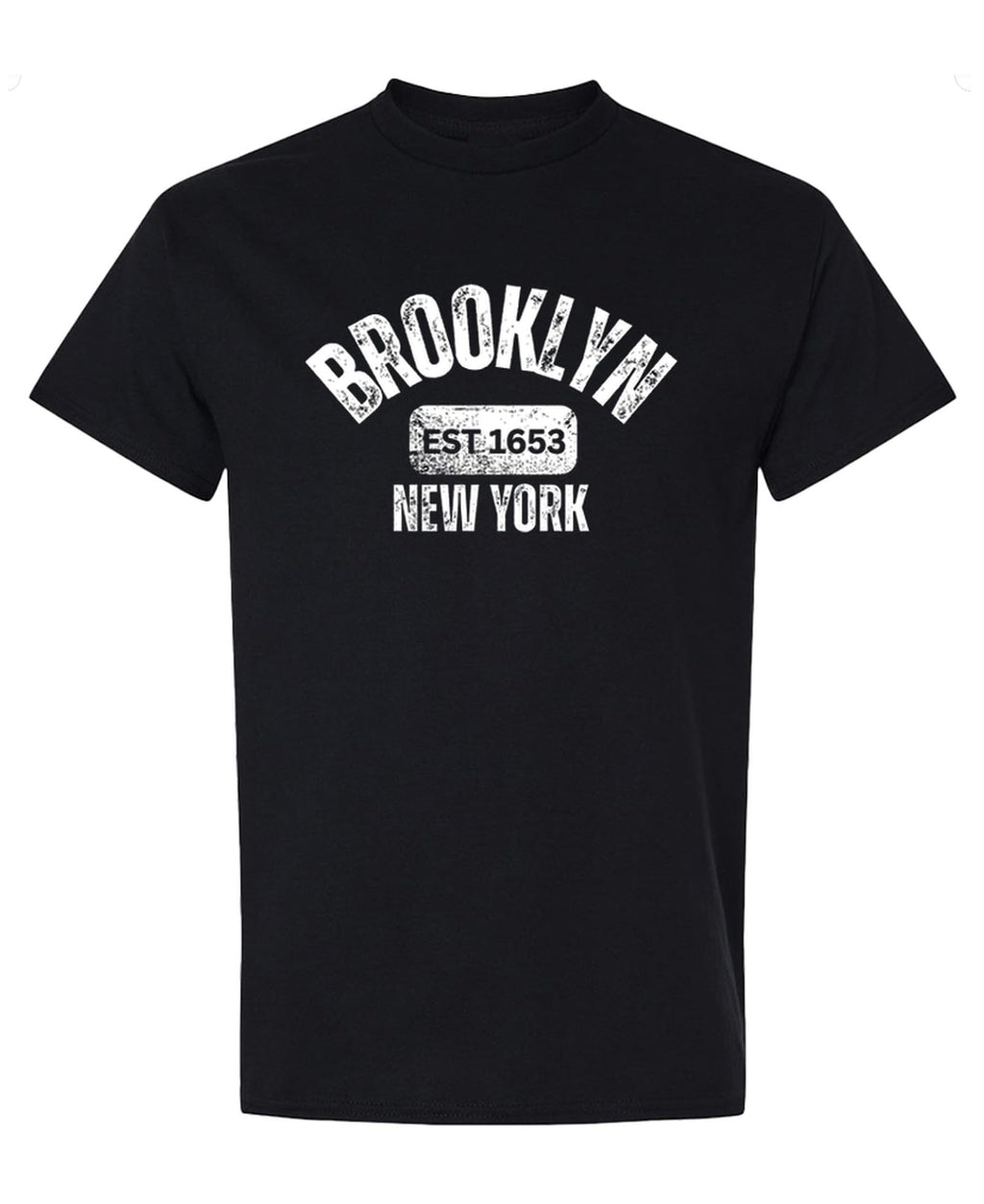 Brooklyn New York Est. 1653 — Black T-Shirt — front