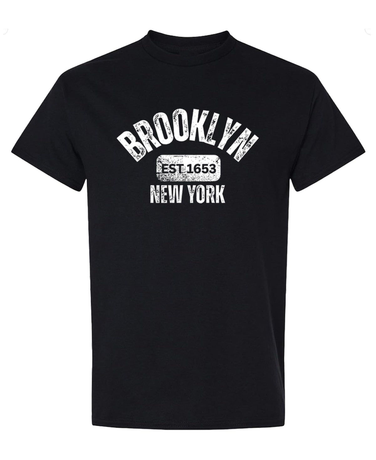 Brooklyn New York Est. 1653 — Black T-Shirt — front